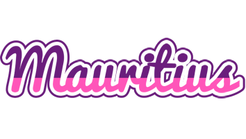 Mauritius cheerful logo