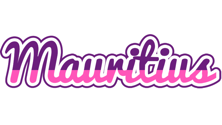 Mauritius cheerful logo