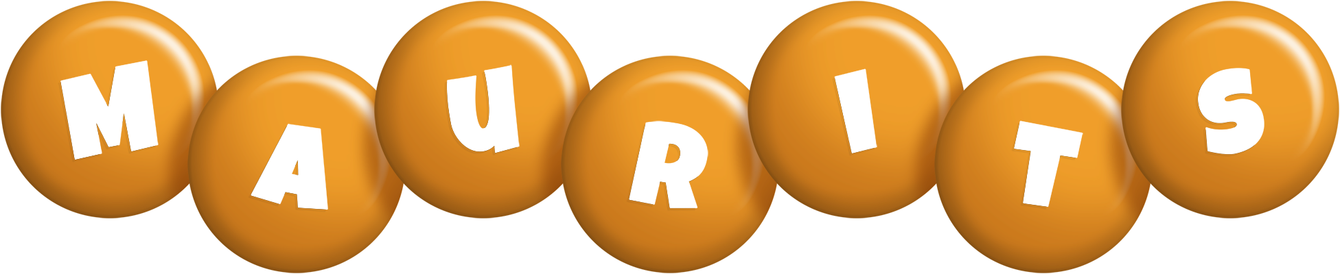 Maurits candy-orange logo