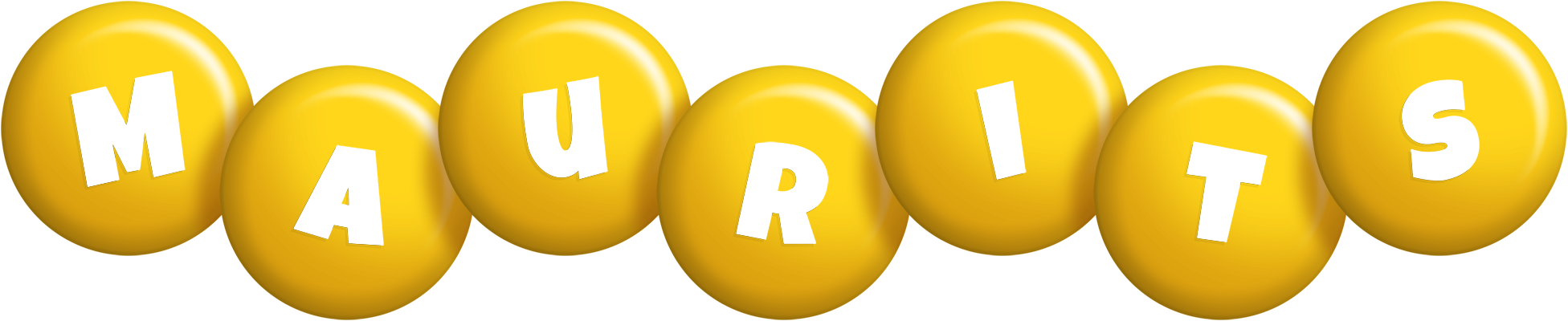 Maurits candy-yellow logo