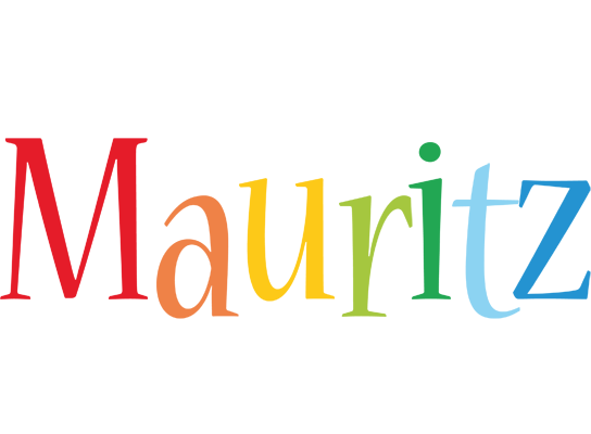 Mauritz birthday logo