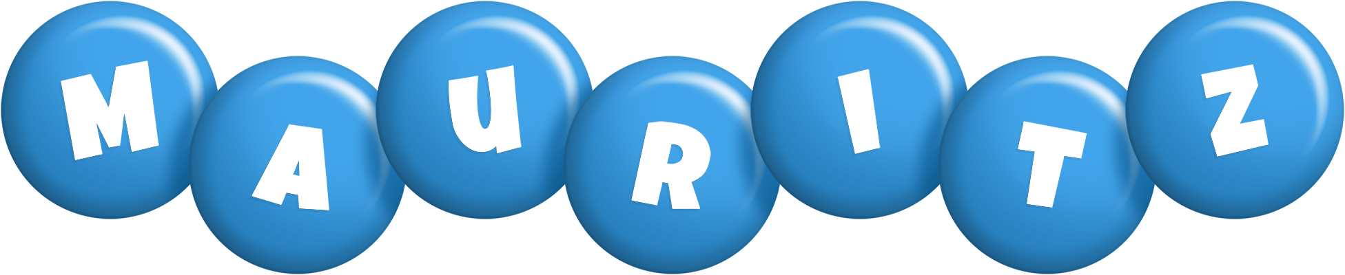 Mauritz candy-blue logo