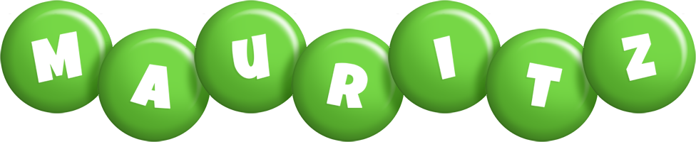 Mauritz candy-green logo