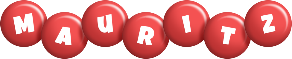 Mauritz candy-red logo