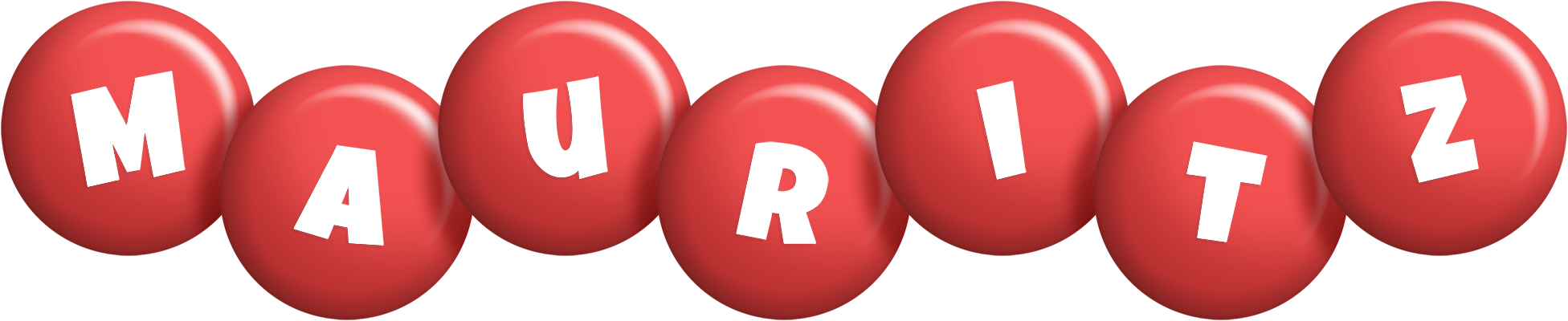 Mauritz candy-red logo