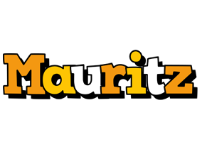 Mauritz cartoon logo