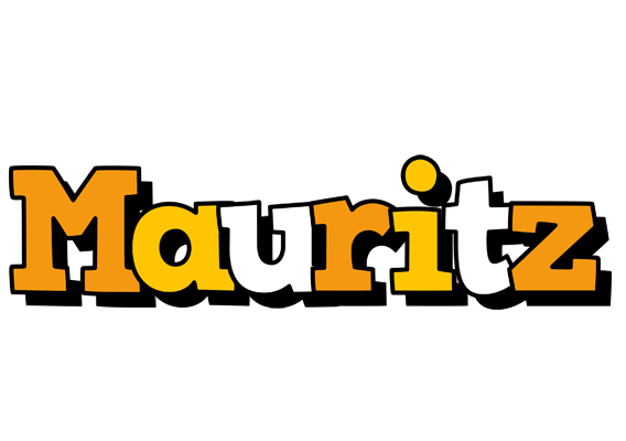 Mauritz cartoon logo