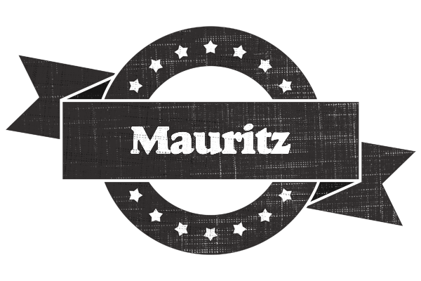 Mauritz grunge logo