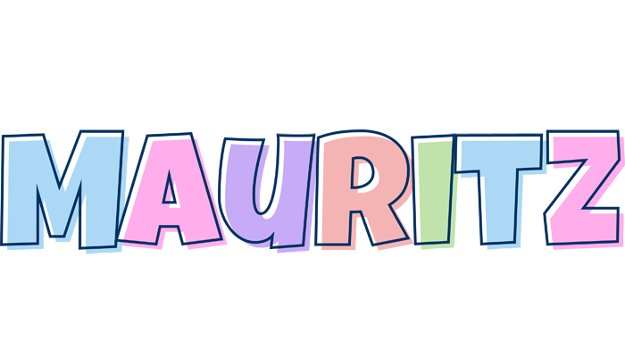 Mauritz pastel logo