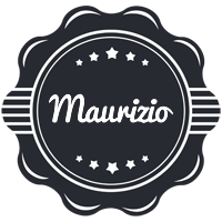 Maurizio badge logo