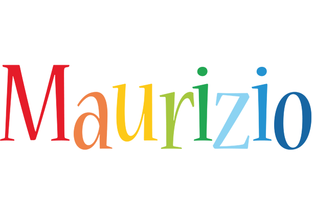 Maurizio birthday logo
