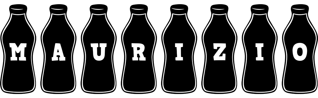 Maurizio bottle logo