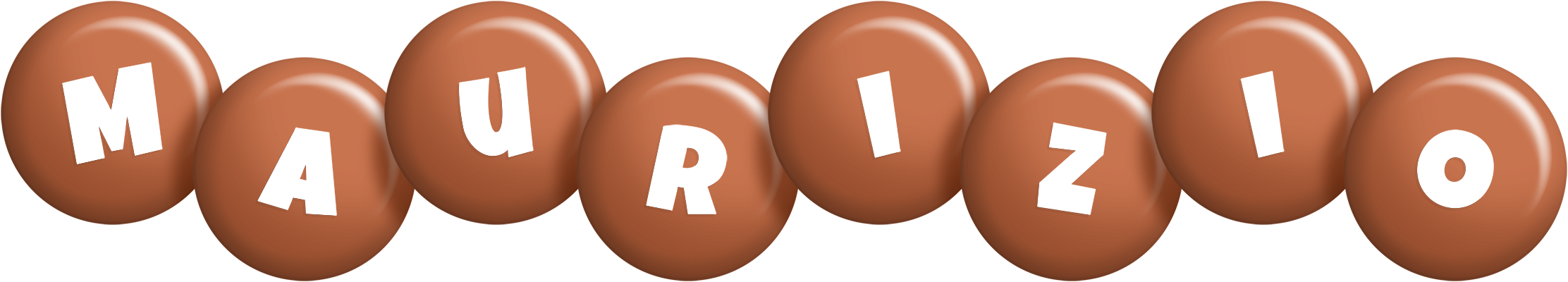 Maurizio candy-brown logo
