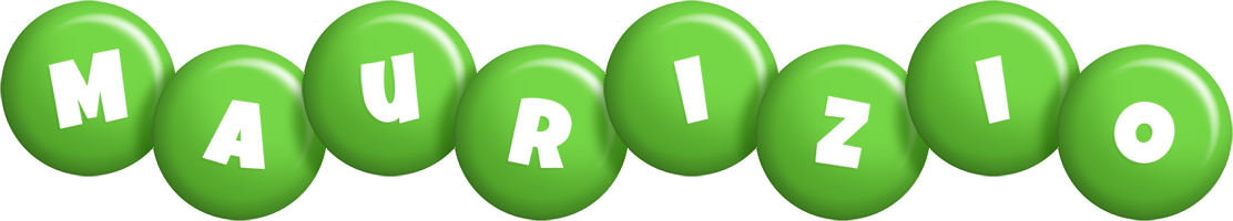 Maurizio candy-green logo