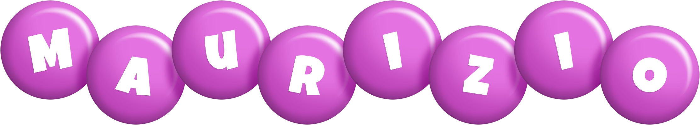 Maurizio candy-purple logo