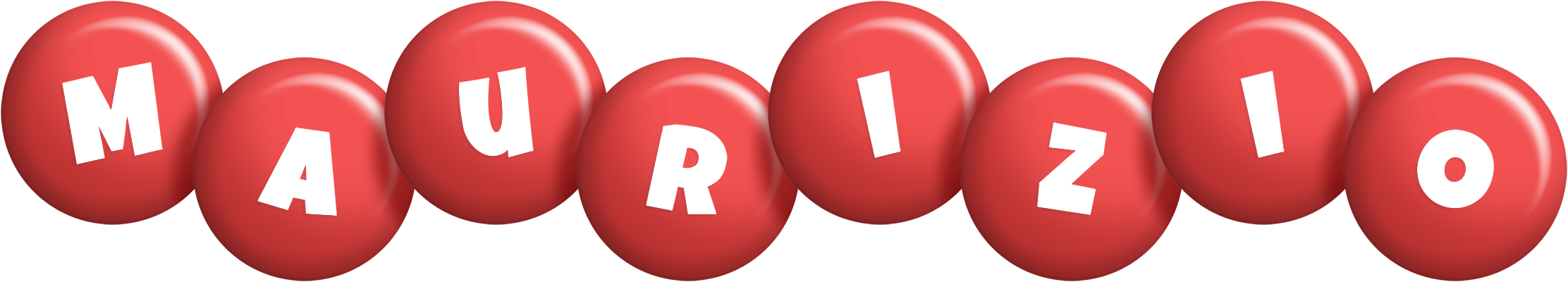 Maurizio candy-red logo
