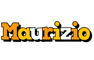 Maurizio cartoon logo