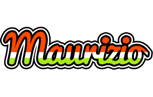 Maurizio exotic logo