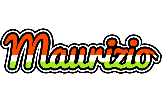 Maurizio exotic logo