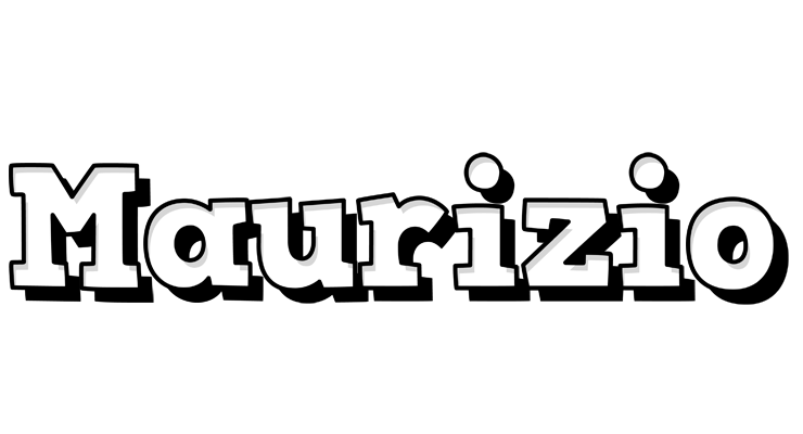 Maurizio snowing logo