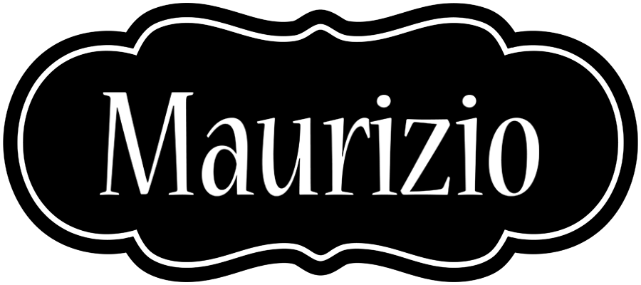 Maurizio welcome logo