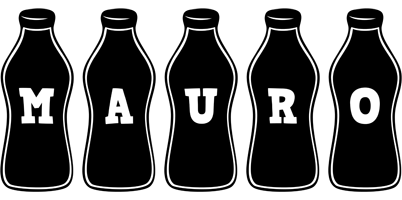 Mauro bottle logo