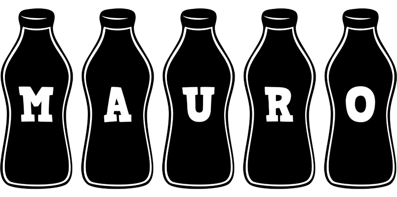 Mauro bottle logo
