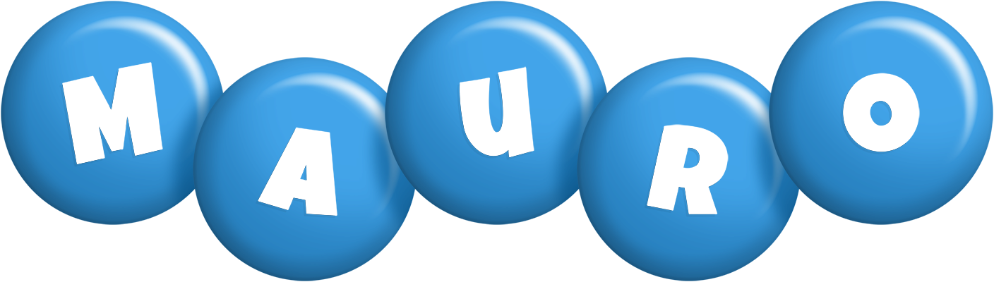 Mauro candy-blue logo