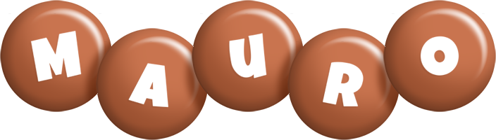 Mauro candy-brown logo