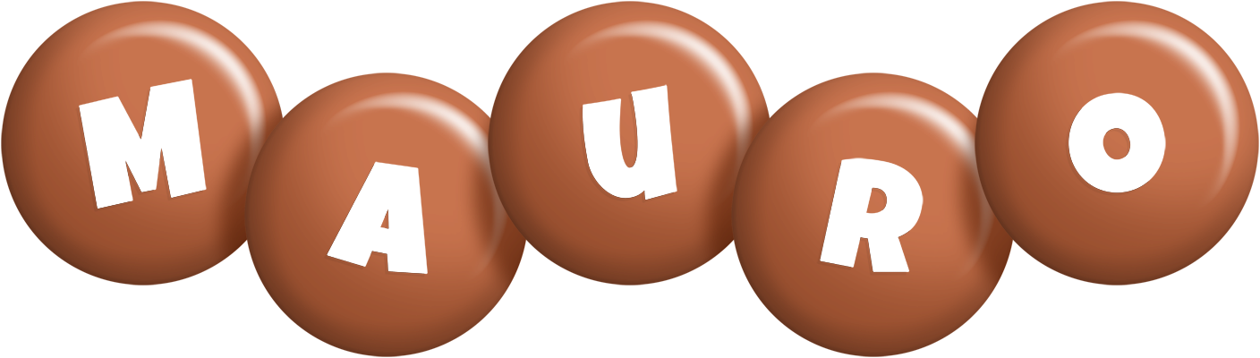 Mauro candy-brown logo