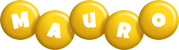 Mauro candy-yellow logo