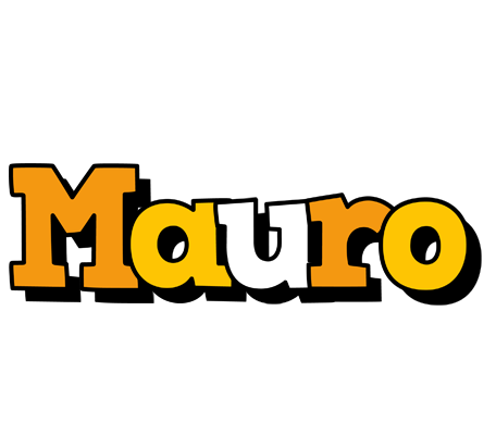 Mauro cartoon logo