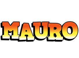 Mauro sunset logo