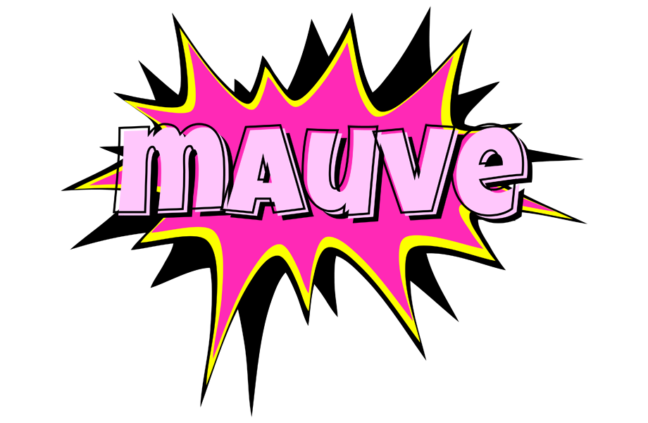 Mauve badabing logo