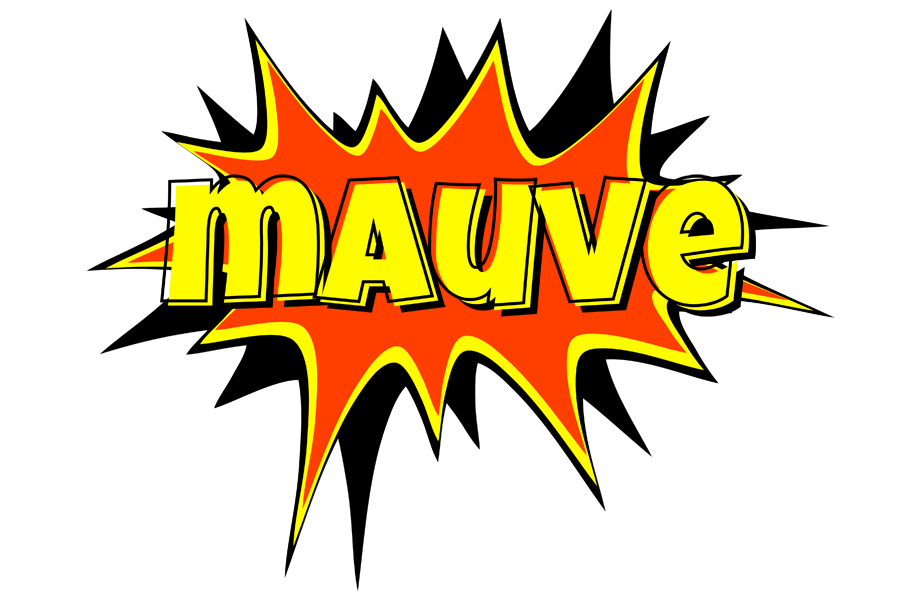 Mauve bazinga logo