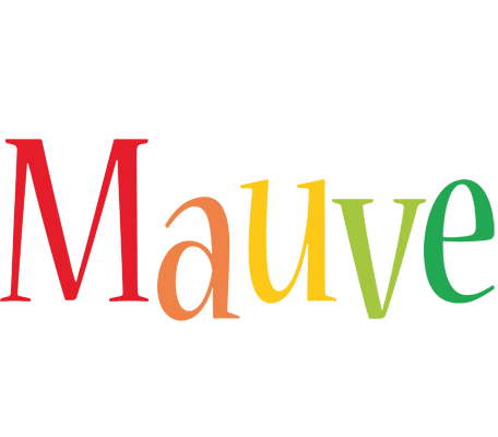 Mauve birthday logo