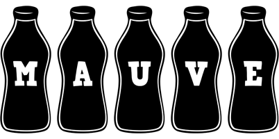 Mauve bottle logo