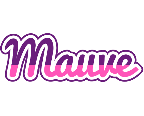 Mauve cheerful logo