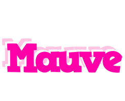 Mauve dancing logo