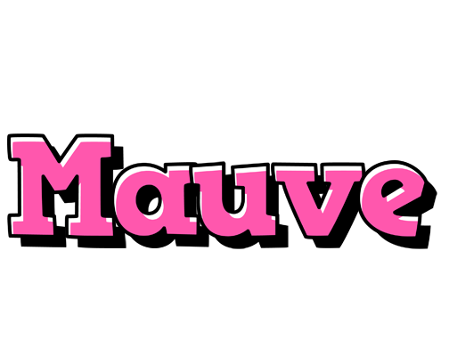 Mauve girlish logo