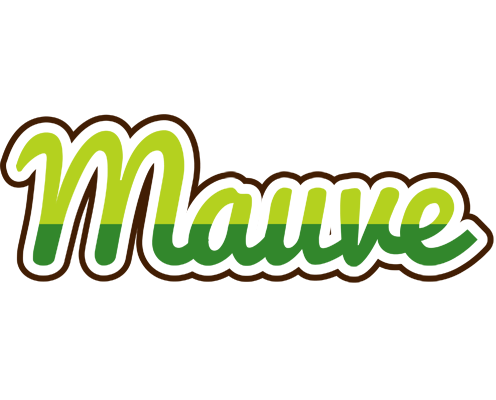 Mauve golfing logo