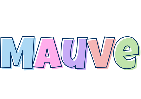 Mauve pastel logo