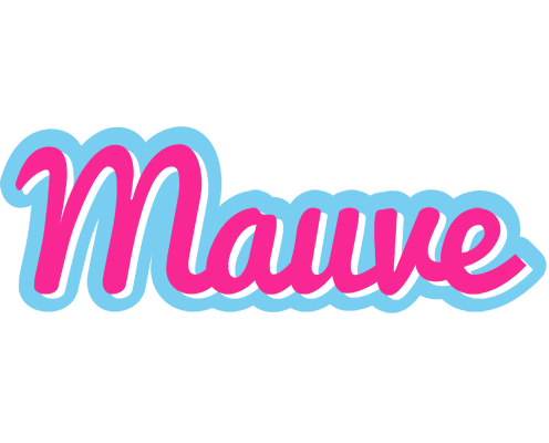 Mauve popstar logo