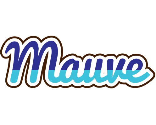 Mauve raining logo