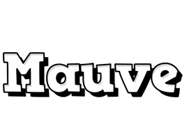 Mauve snowing logo