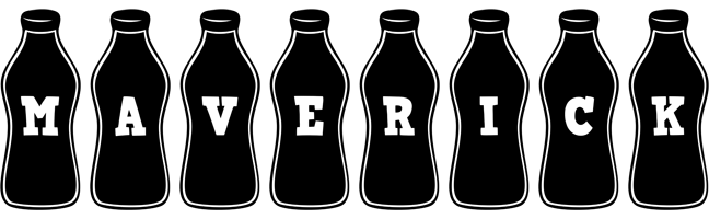 Maverick bottle logo