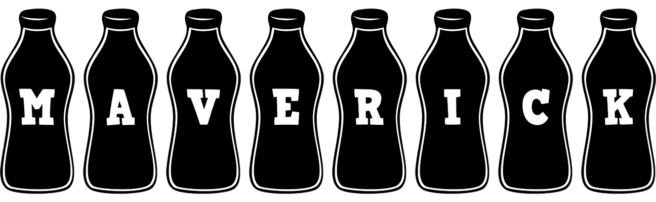 Maverick bottle logo