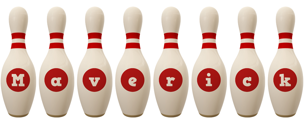 Maverick bowling-pin logo