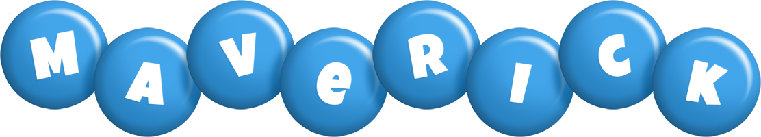 Maverick candy-blue logo