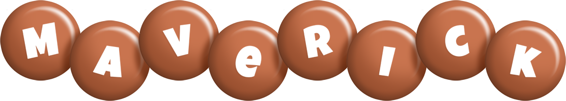 Maverick candy-brown logo